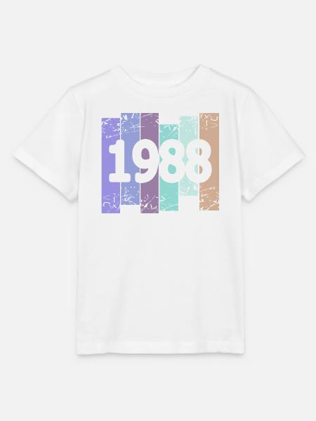 1988 - Stanley/Stella Kinder T-Shirt MINI CREATOR  - Weiß
