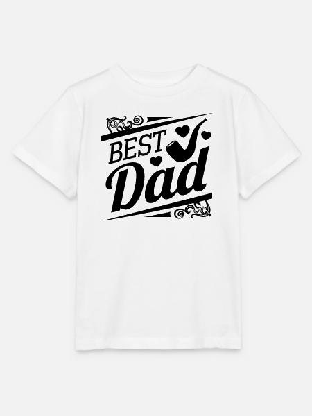 Papa, bester Papa, Vatertag - Stanley/Stella Kinder T-Shirt MINI CREATOR - Weiß