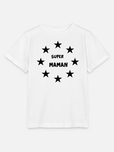 Super-Mama - Stanley/Stella Kinder T-Shirt MINI CREATOR - Weiß