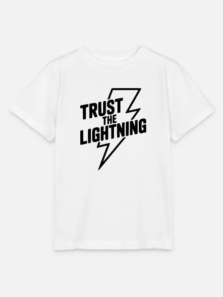 Vertraue dem Lightning - Stanley/Stella Kinder T-Shirt MINI CREATOR - Weiß