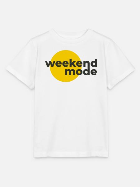 Weekend Mode - Stanley/Stella Kinder T-Shirt MINI CREATOR  - Weiß