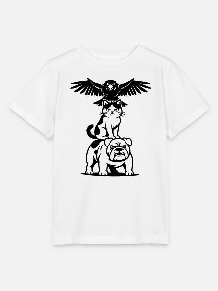Starkes Tier Trio - Stanley/Stella Kinder T-Shirt MINI CREATOR - Weiß