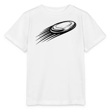 Wurfscheibe Bewegung Schwarz Symbol - Stanley/Stella Kinder T-Shirt MINI CREATOR  - Weiß - Vorne - Maike (125cm)