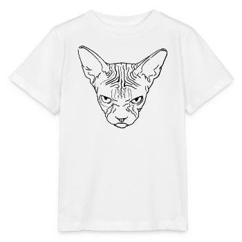 Sphinx Head - Stanley/Stella MINI CREATOR Kids’ T-Shirt - white - Front - Maike (125cm)