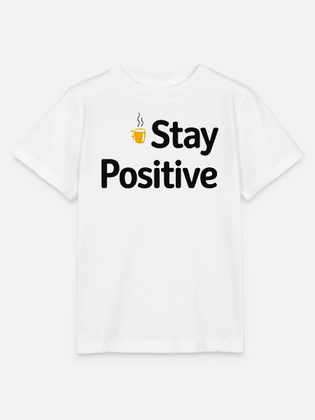 Stay Positive Kaffeetasse - Stanley/Stella Kinder T-Shirt MINI CREATOR - Weiß