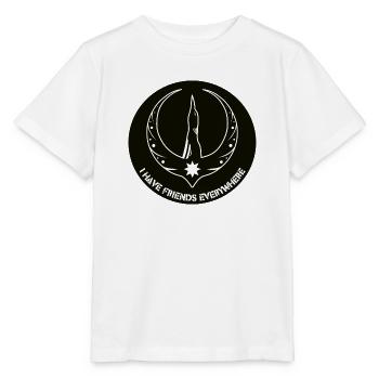 Logo de la Rébellion Loon - Logo de la Rébellion d’Eistaucher - T-shirt bio MINI CREATOR Stanley/Stella Enfant - blanc - Devant - Maike (125cm)