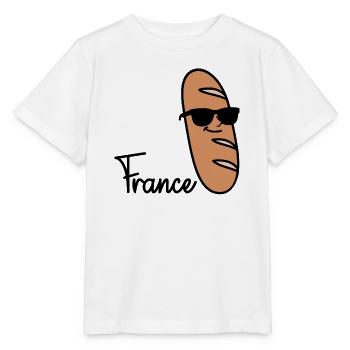 France Baguette - Stanley/Stella Kinder T-Shirt MINI CREATOR  - Weiß - Vorne - Maike (125cm)
