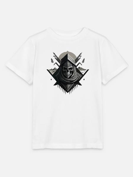 Wüstenverschleiertes Skelett - Stanley/Stella Kinder T-Shirt MINI CREATOR - Weiß