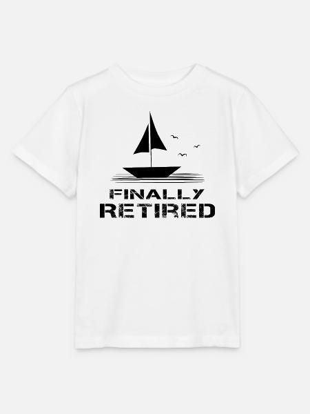 in Rente Ruhestand Geschenk Pensionierung - Stanley/Stella Kinder T-Shirt MINI CREATOR - Weiß