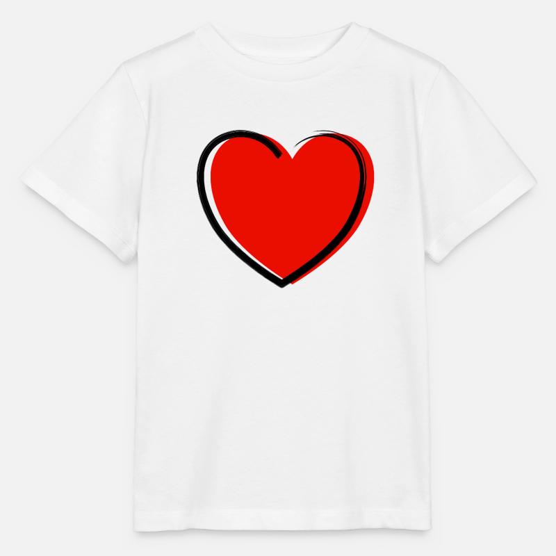 Herz - Stanley/Stella Kinder T-Shirt MINI CREATOR  - Weiß