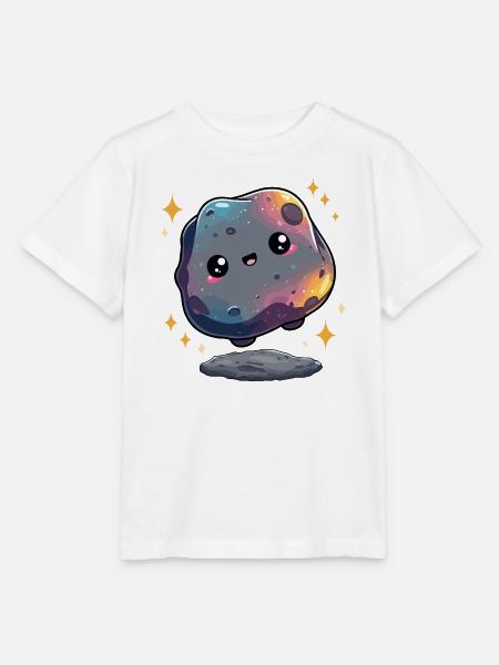 Kleiner Galaxie-Asteroid - Stanley/Stella Kinder T-Shirt MINI CREATOR  - Weiß