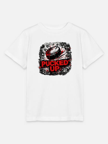 Pucked Up Graffiti Punk - Stanley/Stella Kinder T-Shirt MINI CREATOR  - Weiß