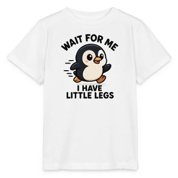 Pinguin Spruch Humor Meme Lustig Geschenkidee - Stanley/Stella Kinder T-Shirt MINI CREATOR  - Weiß - Vorne - Maike (125cm)