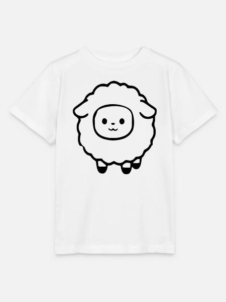Schaf Schäfchen Lamm - Stanley/Stella Kinder T-Shirt MINI CREATOR - Weiß