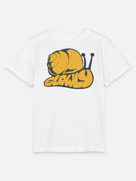 Langsam ein gezogenes Wort - Stanley/Stella Kinder T-Shirt MINI CREATOR - Weiß