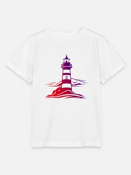 Leuchtturm Nordsee - Stanley/Stella Kinder T-Shirt MINI CREATOR - Weiß