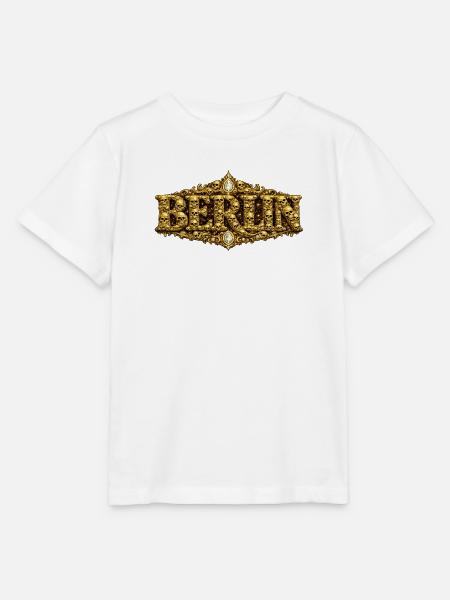 Barocker BERLIN mit Totenschädel - Stanley/Stella Kinder T-Shirt MINI CREATOR - Weiß