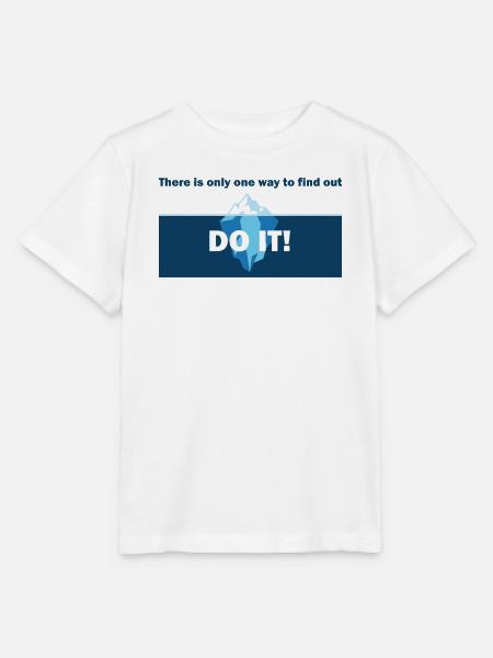 Do It! Eisberg Motivation - Stanley/Stella Kinder T-Shirt MINI CREATOR - Weiß