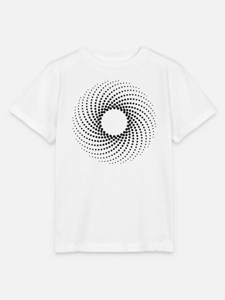 3D-Kreispunkt - Stanley/Stella Kinder T-Shirt MINI CREATOR  - Weiß