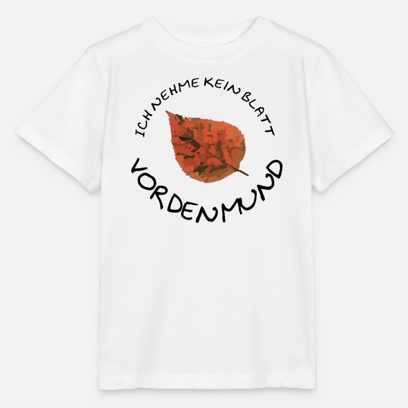 Ne mâche pas tes mots - T-shirt bio MINI CREATOR Stanley/Stella Enfant - blanc