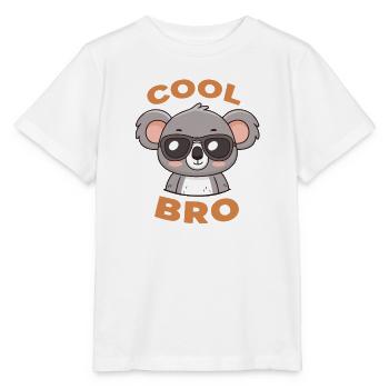 Koala Cool Bro mit Schutzbrille - Stanley/Stella Kinder T-Shirt MINI CREATOR  - Weiß - Vorne - Maike (125cm)
