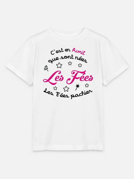 April-Geburtstag – Die Feen scheißen nicht! - Stanley/Stella Kinder T-Shirt MINI CREATOR  - Weiß