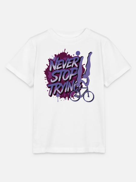 Kunstrad, Kunstradfahren, Hallenradsport - Stanley/Stella Kinder T-Shirt MINI CREATOR - Weiß