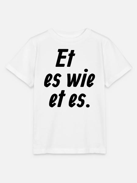 Et es wie et es - Et Kölsche Jrundjesetz §1 - Stanley/Stella Kinder T-Shirt MINI CREATOR  - Weiß