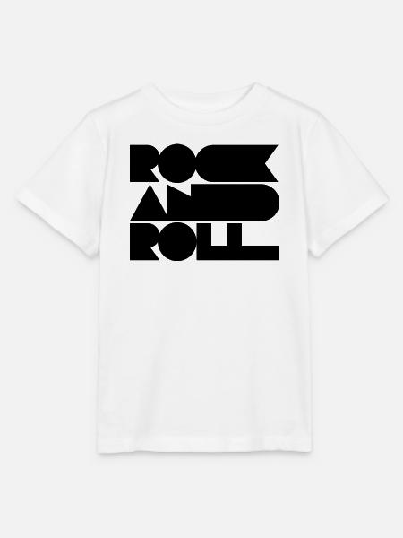 Rock'n'Roll-Logo-Design - Stanley/Stella Kinder T-Shirt MINI CREATOR  - Weiß