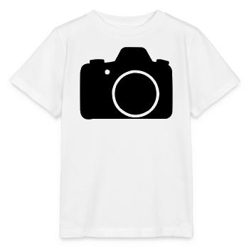 Kamera - Stanley/Stella Kinder T-Shirt MINI CREATOR  - Weiß - Vorne - Maike (125cm)