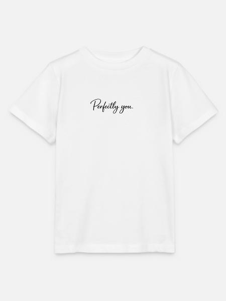 Perfectly you Handschrift - Stanley/Stella Kinder T-Shirt MINI CREATOR  - Weiß