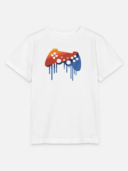 gamer retro - Stanley/Stella Kinder T-Shirt MINI CREATOR - Weiß