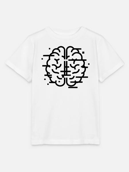 Digitales Gehirn KI Tech - Stanley/Stella Kinder T-Shirt MINI CREATOR - Weiß