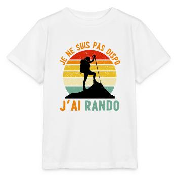 Rando Attitude: Not available, I hiked - Stanley/Stella MINI CREATOR Kids’ T-Shirt - white - Front - Maike (125cm)