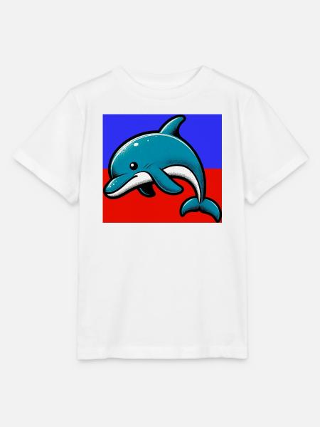 Delfin - Stanley/Stella Kinder T-Shirt MINI CREATOR - Weiß