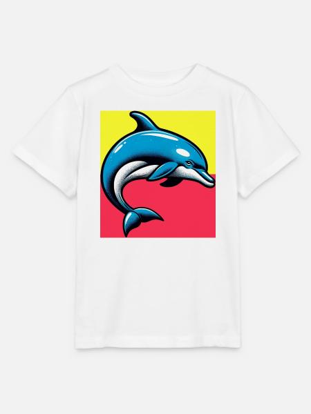 Delfin - Stanley/Stella Kinder T-Shirt MINI CREATOR - Weiß
