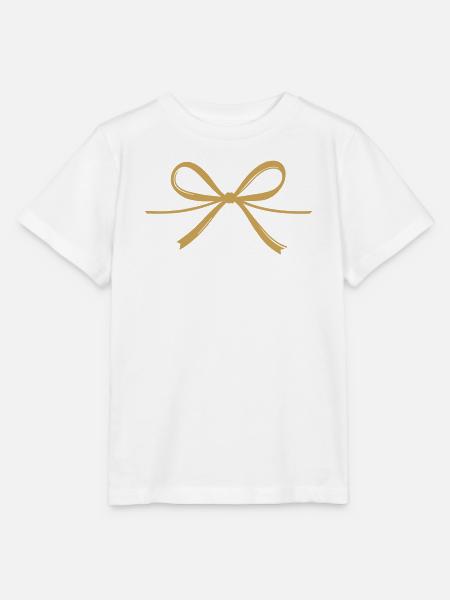 Schleife Personalisierbar - Stanley/Stella Kinder T-Shirt MINI CREATOR - Weiß