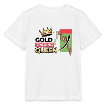 Reine du commerce d’or - T-shirt bio MINI CREATOR Stanley/Stella Enfant - blanc - Devant - Maike (125cm)