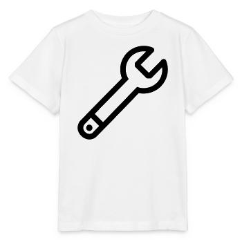 DIY-Schlüssel - Stanley/Stella Kinder T-Shirt MINI CREATOR  - Weiß - Vorne - Maike (125cm)