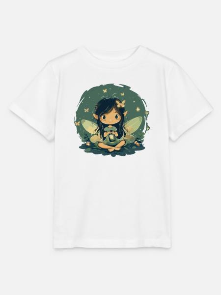 Waldfee mit Laterne - Stanley/Stella Kinder T-Shirt MINI CREATOR  - Weiß