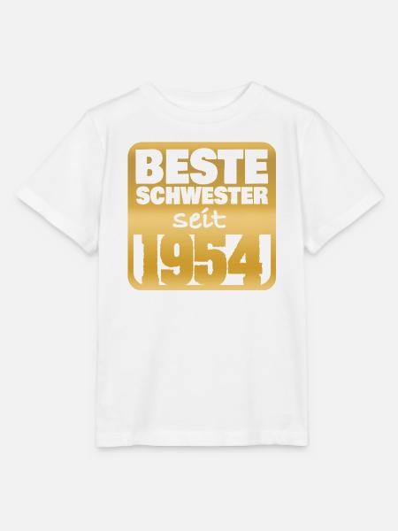 Geburt 1954 - Stanley/Stella Kinder T-Shirt MINI CREATOR - Weiß