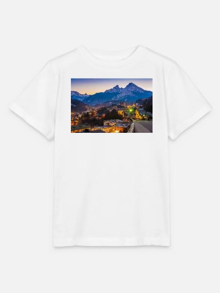 Berchtesgaden mit Watzmann - Stanley/Stella Kinder T-Shirt MINI CREATOR - Weiß
