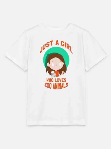 Zoo Tiere Tierpark Mädchen Frau - Stanley/Stella Kinder T-Shirt MINI CREATOR  - Weiß