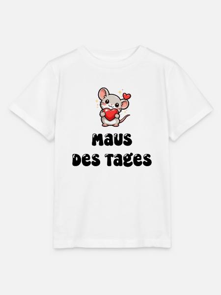 Maus mit Herz - Stanley/Stella Kinder T-Shirt MINI CREATOR - Weiß
