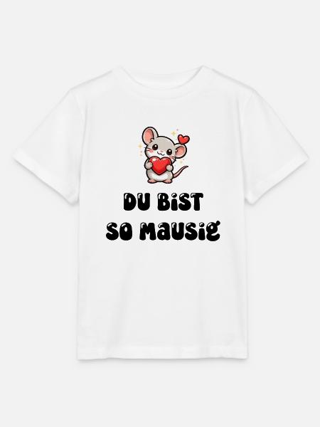 Du bist so mausig - Stanley/Stella Kinder T-Shirt MINI CREATOR  - Weiß