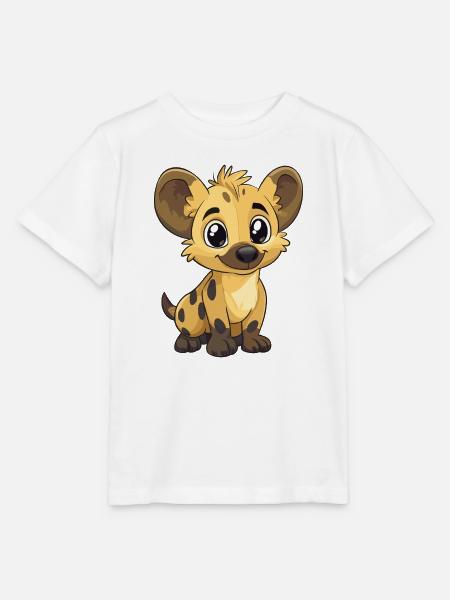 Kuschelhyäne Jungtier Charm - Stanley/Stella Kinder T-Shirt MINI CREATOR - Weiß