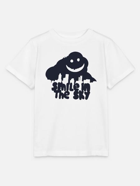 Smile in the sky - Stanley/Stella Kinder T-Shirt MINI CREATOR - Weiß