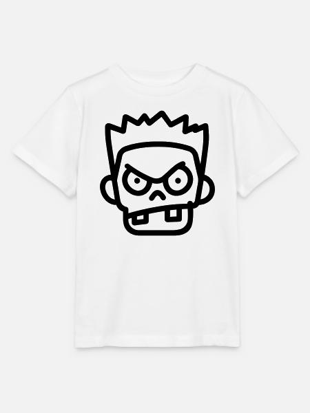 Zombie - Stanley/Stella Kinder T-Shirt MINI CREATOR - Weiß