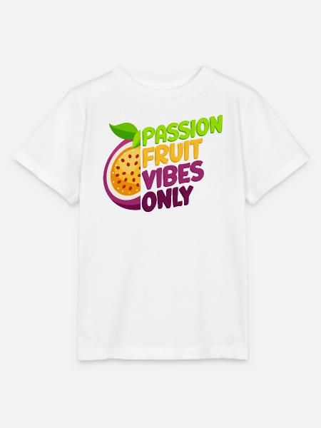 Passion Fruit Vibes Only - Stanley/Stella Kinder T-Shirt MINI CREATOR  - Weiß