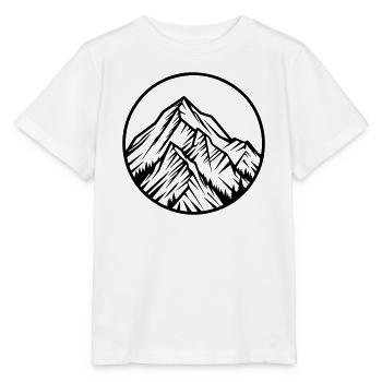 Montagnes Alpes - T-shirt bio MINI CREATOR Stanley/Stella Enfant - blanc - Devant - Maike (125cm)